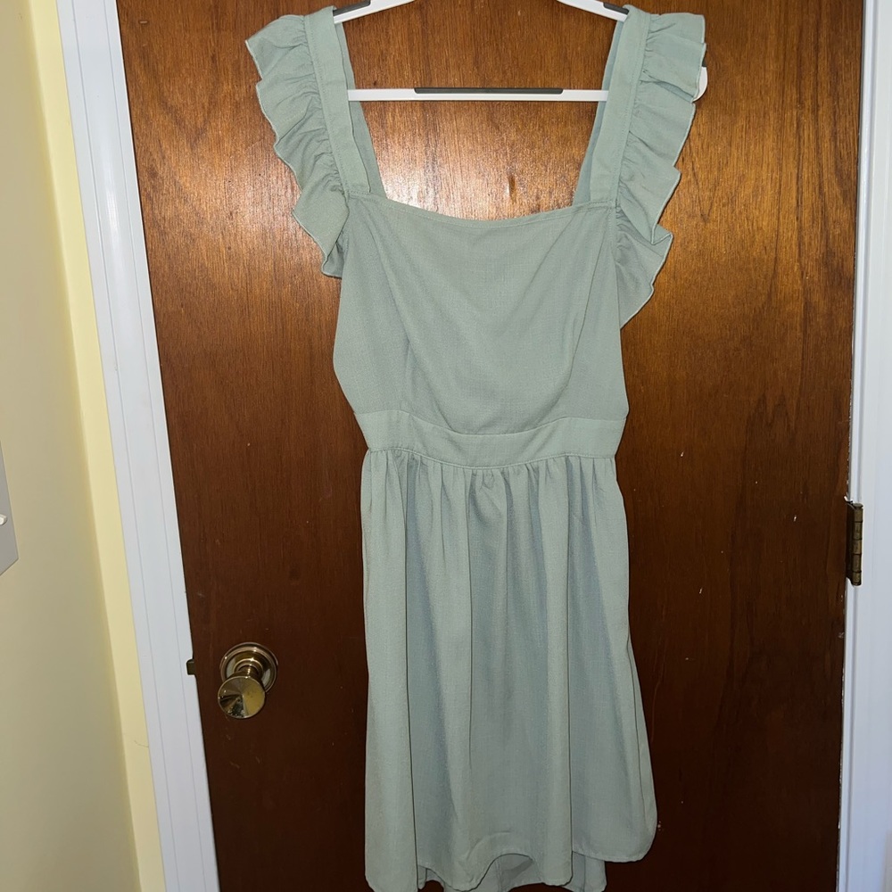 Sage green sundress